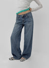 [MADE] Burnt Low-Waisted Wide Denim Pants
