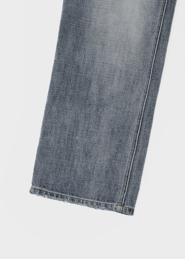 [MADE] Burnt Low-Waisted Wide Denim Pants