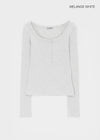 [MADE] Karl Henley Neck Long Sleeve Tee