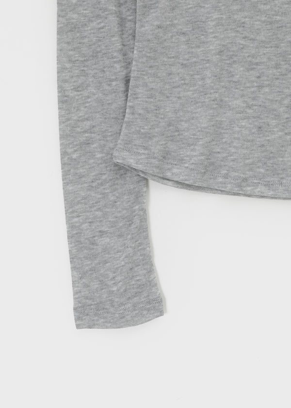 V-All Lace Deep V-Neck Long Sleeve Tee