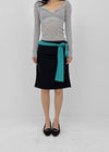 Edin Shirred Midi Skirt