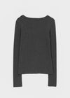 [MADE] Rosa Deep V-Neck Long Sleeve Tee