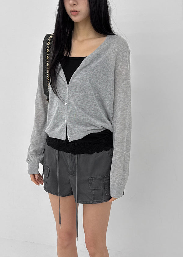 Haz Linen Wrap Cardigan