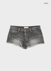 Eddiet washed denim shorts