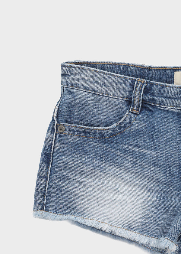 Eddiet washed denim shorts