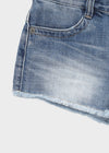 Eddiet washed denim shorts
