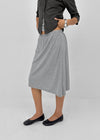 Pasha asymmetrical midi skirt