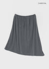Pasha asymmetrical midi skirt