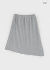 Pasha asymmetrical midi skirt