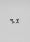 Pomfranc star earrings