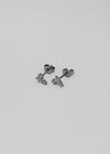 Pomfranc star earrings