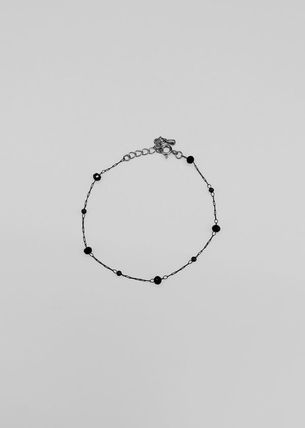 Langquo Black Bead Bracelet
