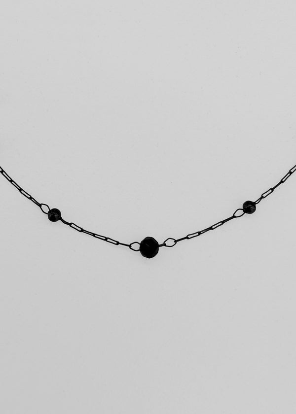 Langquo Black Bead Bracelet