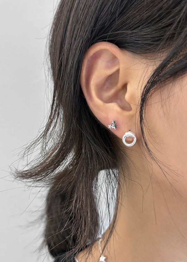 Pomfranc star earrings