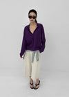 Monz Deep Collar Long Sleeve Tee