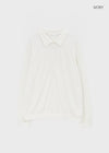 Monz Deep Collar Long Sleeve Tee