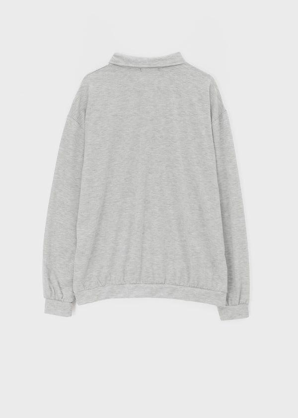Monz Deep Collar Long Sleeve Tee