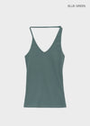 Noah Asymmetrical V-neck Halter Sleeveless