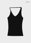 Noah Asymmetrical V-neck Halter Sleeveless