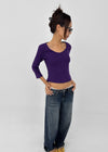 Lapuri V-neck 3/4 sleeves