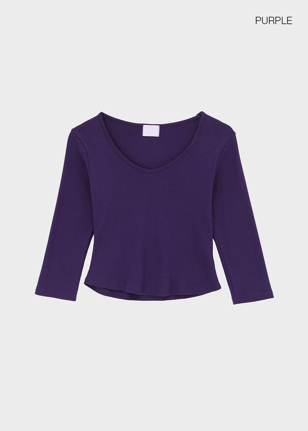 Lapuri V-neck 3/4 sleeves