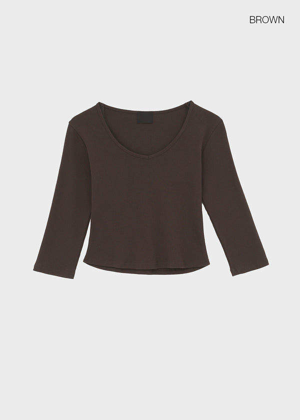 Lapuri V-neck 3/4 sleeves