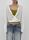 Haz Linen Wrap Cardigan