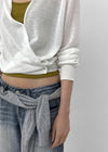 Haz Linen Wrap Cardigan