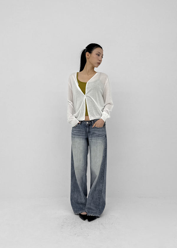 Haz Linen Wrap Cardigan