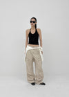 (UNISEX) Jade Washed Cargo Pants