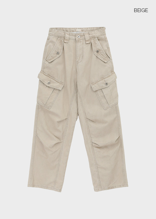(UNISEX) Jade Washed Cargo Pants