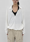 Monz Deep Collar Long Sleeve Tee