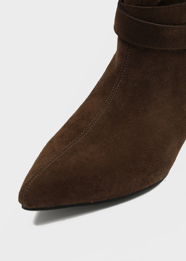 [MADE] Gelam Suede Wrinkle Mid-calf Boots