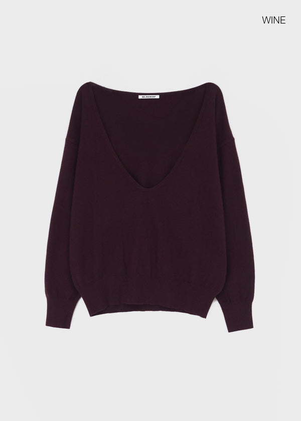 [MADE] Nelia Deep U-Neck Knit