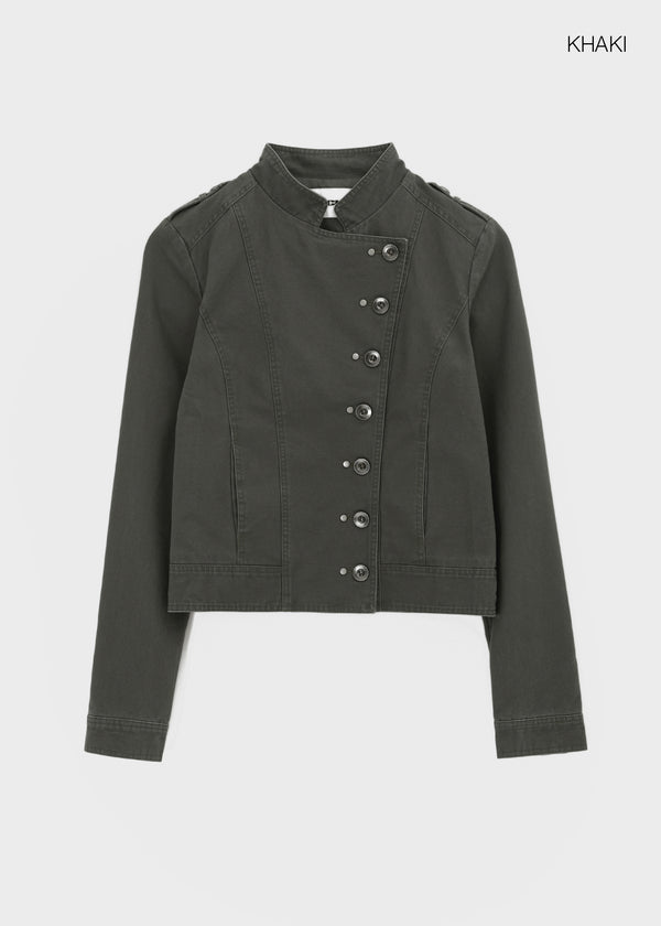 [MADE] Lesa Diagonal Cotton Jacket
