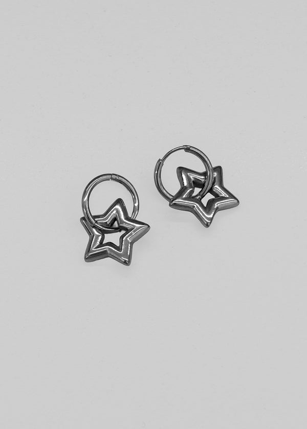 Kanchu star hoop earrings