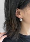 Kanchu star hoop earrings