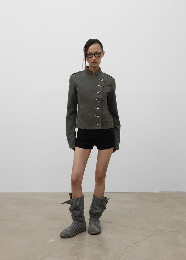 [MADE] Lesa Diagonal Cotton Jacket