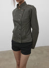 [MADE] Lesa Diagonal Cotton Jacket
