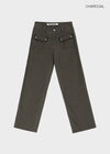 [MADE] Tappy Low-waisted Straight Cotton Pants