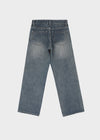 [MADE] Tecon Cutout Wide Denim Pants