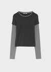 [MADE] Toke SET - Layered Long Sleeve Tee, Sleeveless