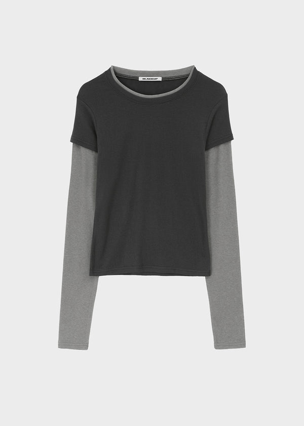 [MADE] Toke SET - Layered Long Sleeve Tee, Sleeveless