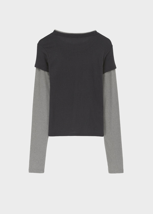 [MADE] Toke SET - Layered Long Sleeve Tee, Sleeveless