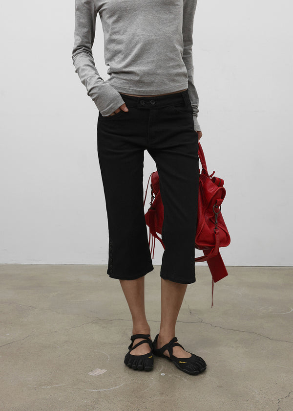 [MADE] Meldea Button Capri Pants