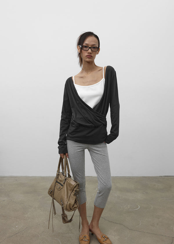 [MADE] Elophy Wrap Long Sleeve Tee