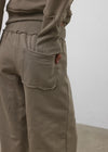 [MADE] Anus Low-Waist Wide Elastic Pants (Available as a Set)