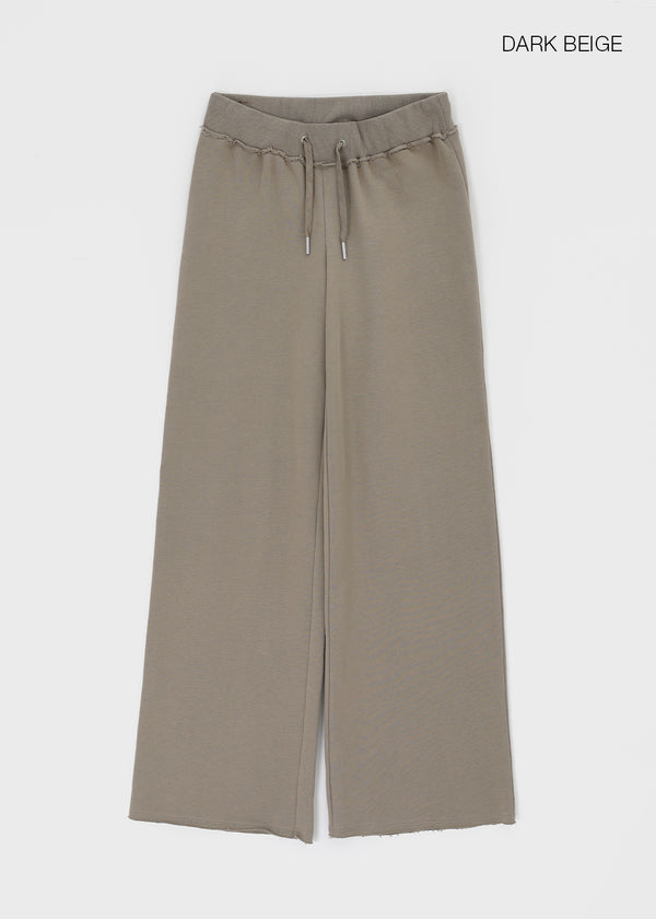 [MADE] Anus Low-Waist Wide Elastic Pants (Available as a Set)