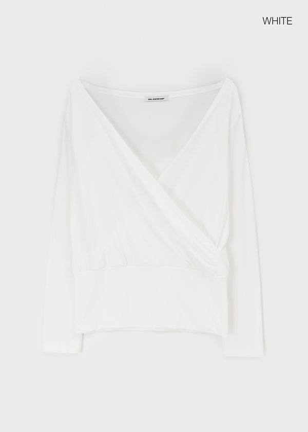 [MADE] Elophy Wrap Long Sleeve Tee