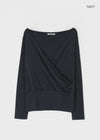 [MADE] Elophy Wrap Long Sleeve Tee